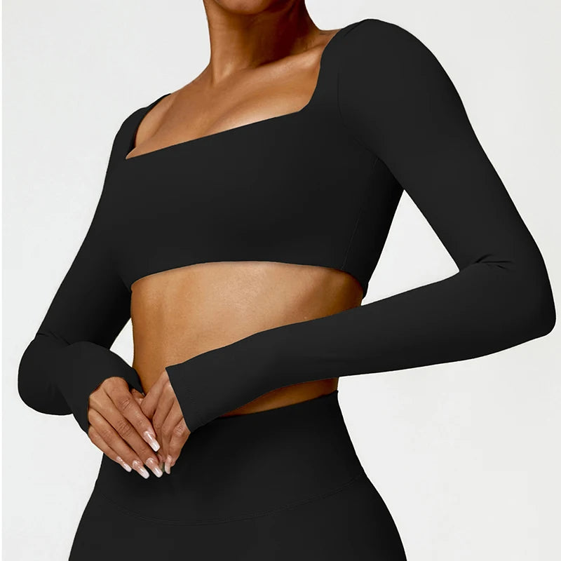 AuraForm Long Sleeve Sculpt Top