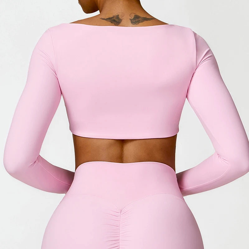 AuraForm Long Sleeve Sculpt Top