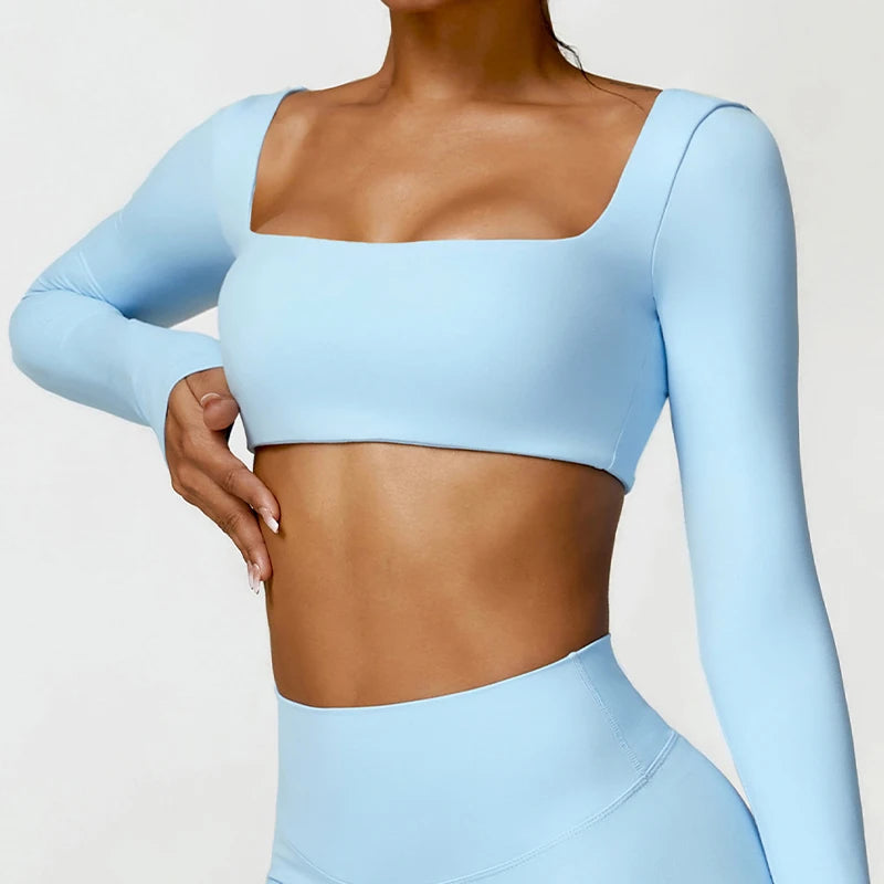 AuraForm Long Sleeve Sculpt Top